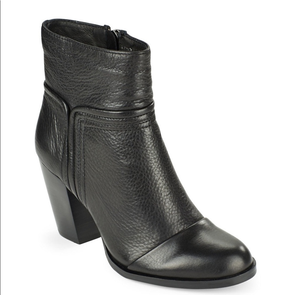 Kenneth Cole Black Ankle Booties
